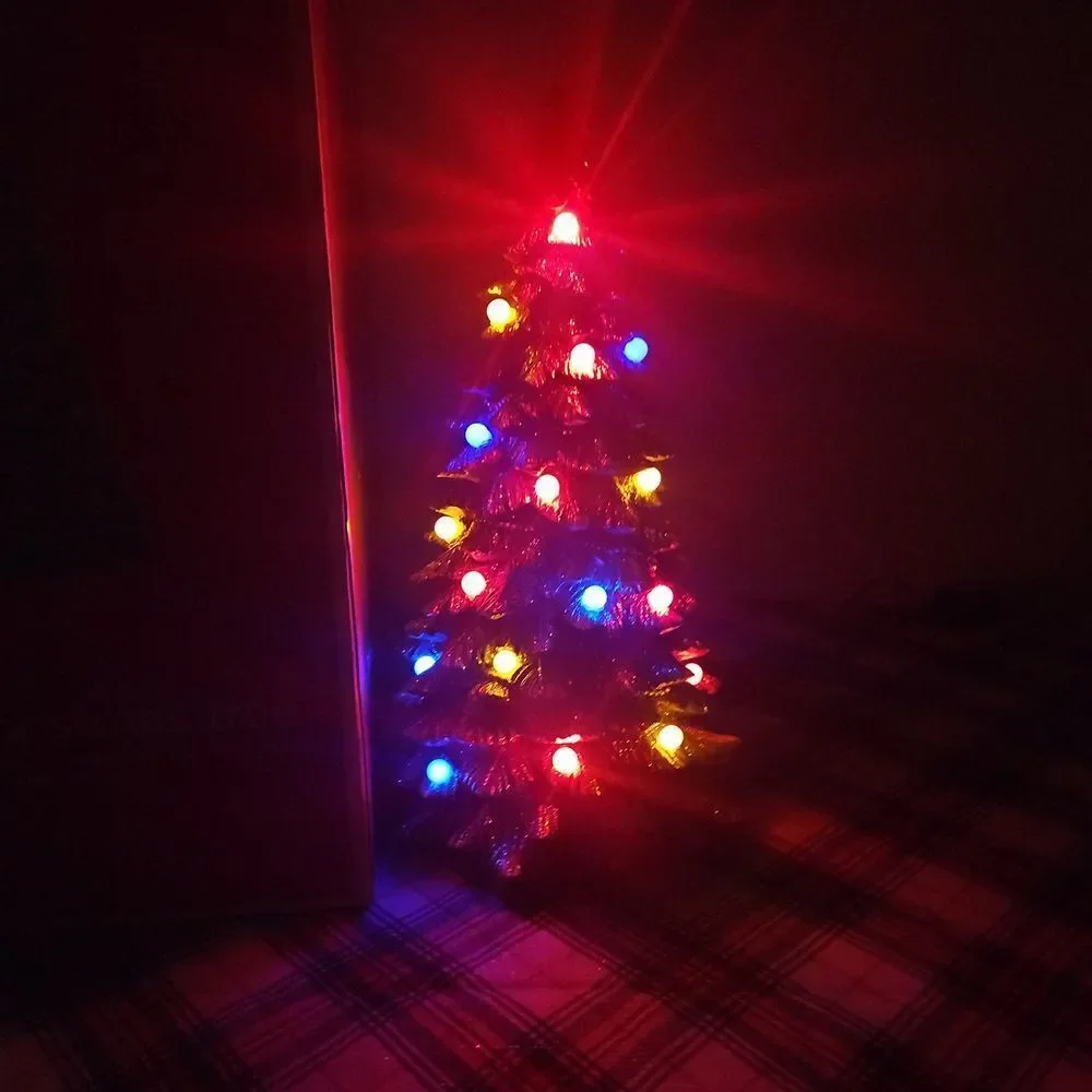 Festive LED Christmas Lighted Tree Table Decor